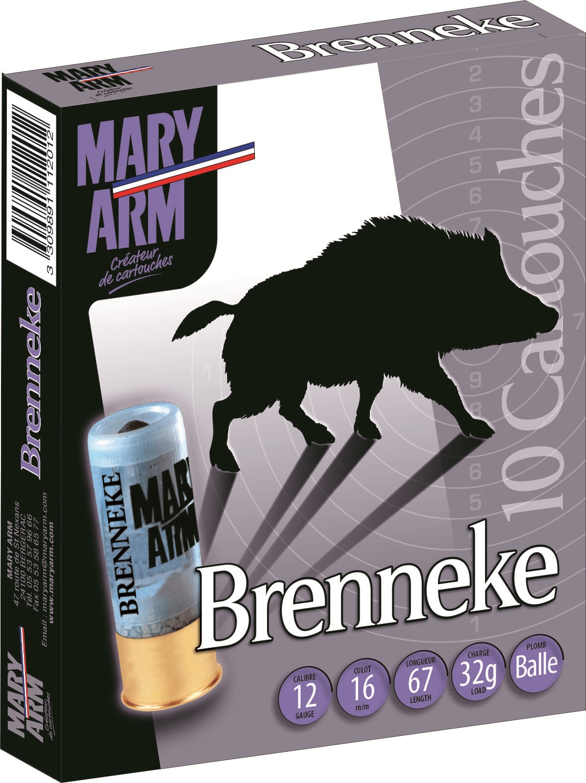 MARY ARM BRENNEKE 24gr CAL. 20